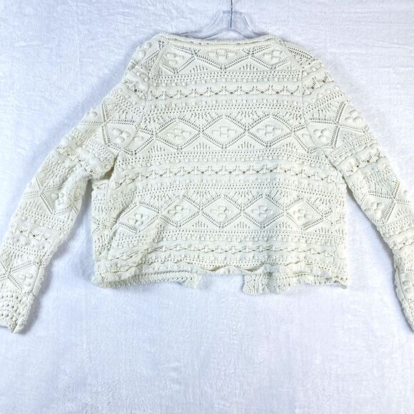 Elegant Cream Women's Sweater - Picture 8 of 10